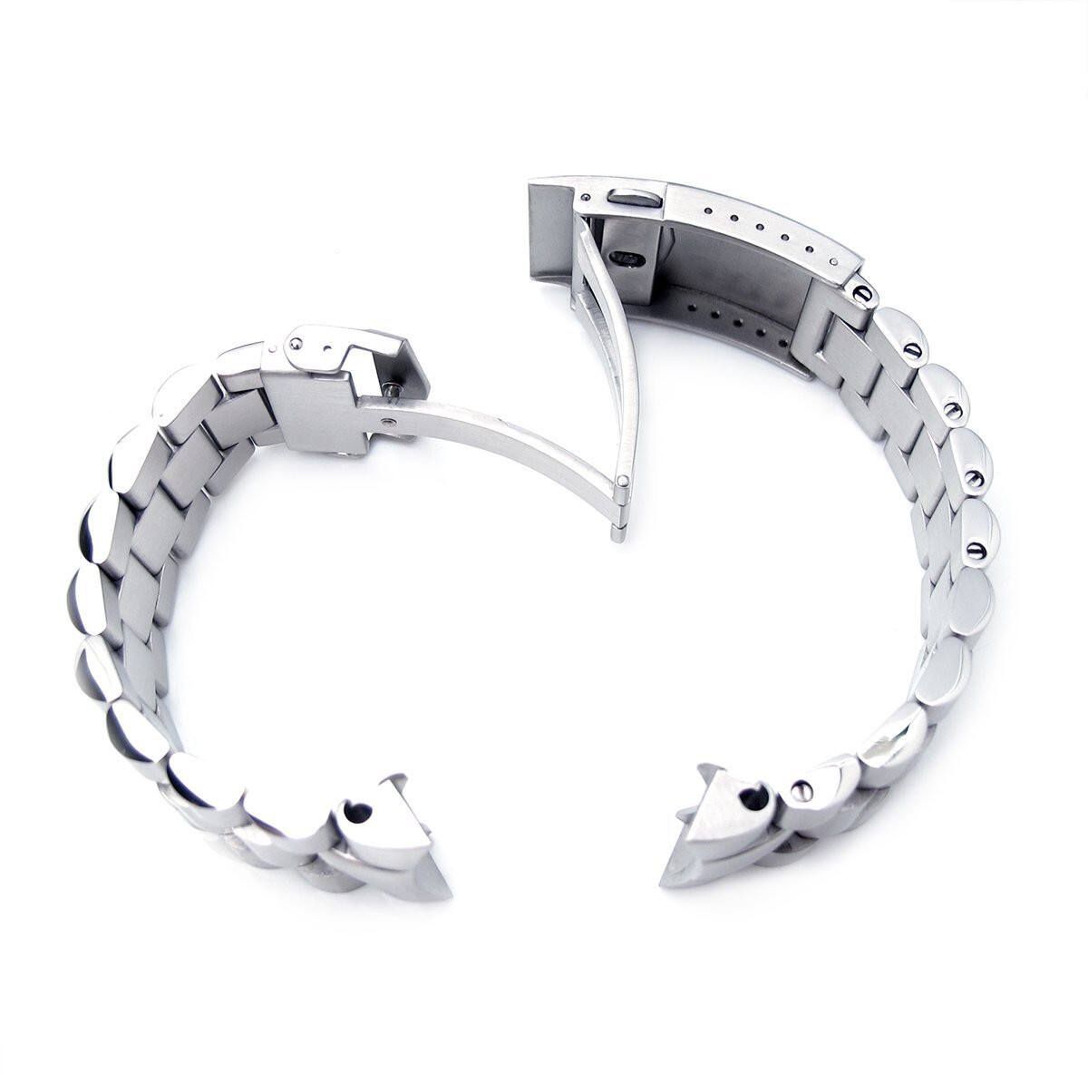 MiLTAT Endmill steel strap for Seiko 5 series SS221820B033 S5