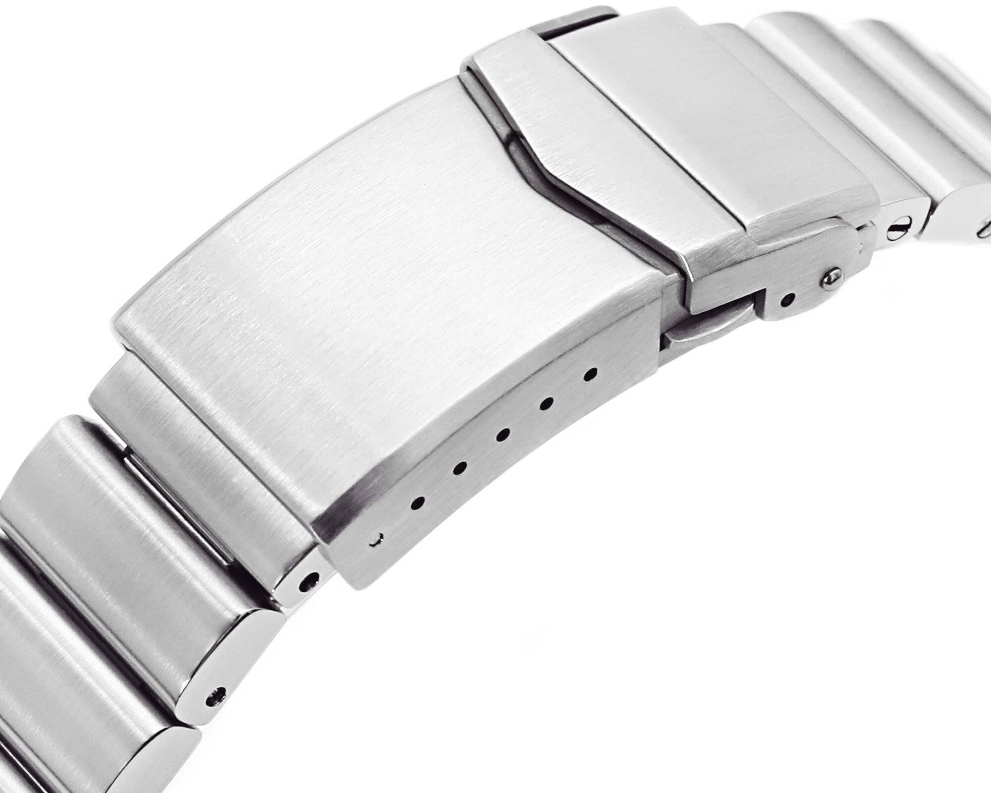MiLTAT Bandoleer steel strap for Seiko SKX series SS221820B102 watchesonline