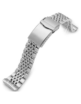 MiLTAT Goma BOR Stainless Steel Strap for Seiko Turtle SS221820BPS124
