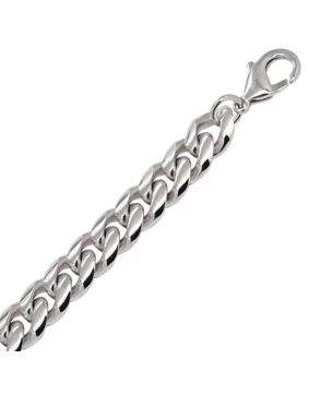 Ace of Spades Curb Chain Bracelet Miami Cuban 10 mm SSB-8405