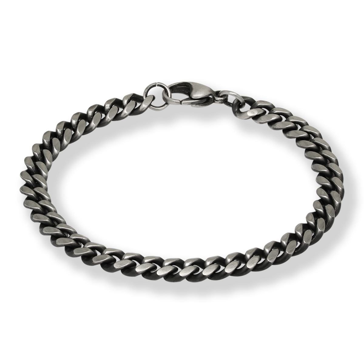 Ace of Spades curb chain bracelet 6mm SSB-8405-6OB