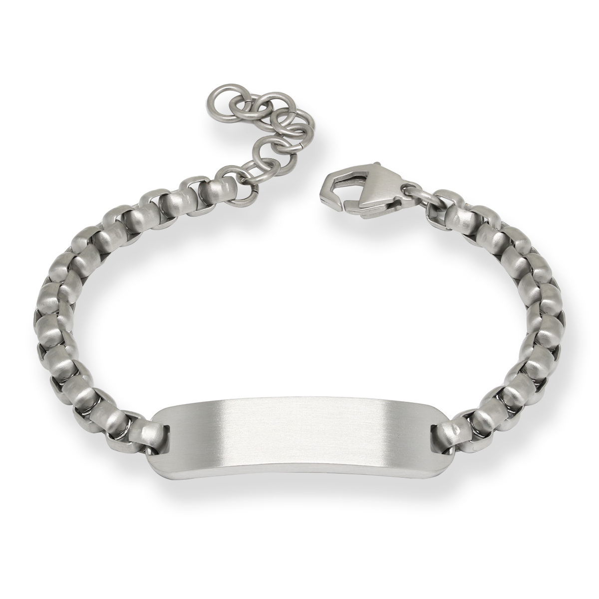 Ace Of Spades plate bar bracelet Steel SSB-8644/19+3cm