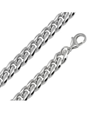 Ace of Spades Curb Chain Necklace Miami Cuban 10 mm SSN-8405