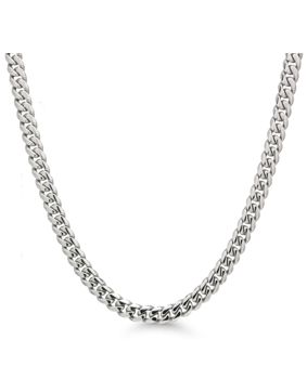 Ace of Spades Curb Chain Necklace Miami Cuban 6 mm SSN-8405-6