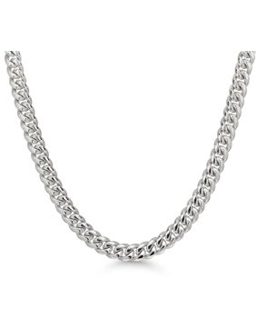 Ace of Spades Curb Chain Necklace Miami Cuban 8 mm SSN-8405-8