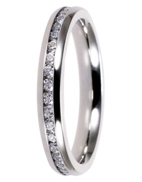 Bosie alliance ring with cubic zirconia ST3453-3ST