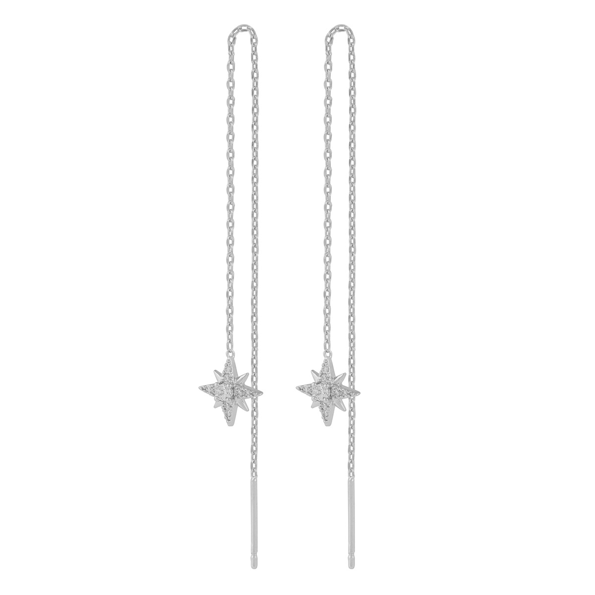 Snö of Sweden Stellaris chain earrings 1357-6800012