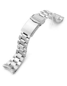 MiLTAT Hexad Stainless Steel Strap for Seiko 5 GMT SSK SS221820B040-GMT
