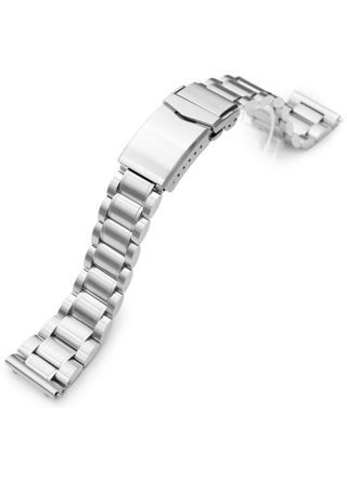 MiLTAT Entwine II (Pull-Twist) Brushed straight end Stainless Steel Strap 20 mm SS201620B163S