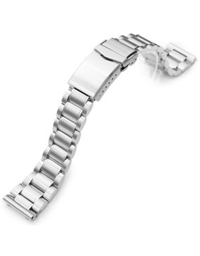 MiLTAT Entwine II (Pull-Twist) Brushed straight end Stainless Steel Strap 22 mm SS221820B165S