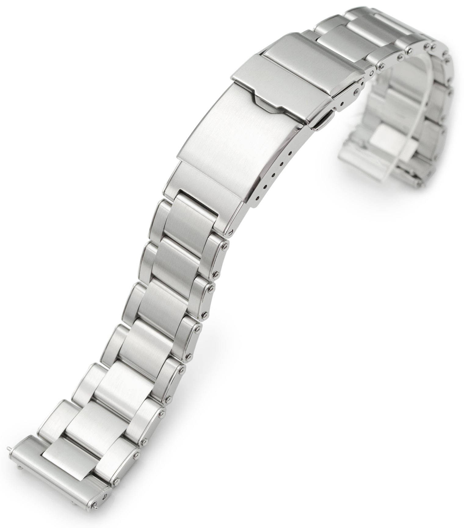 MiLTAT Metabind II (Pull-Twist) straight end Stainless Steel Strap 20 mm SS201623B168S