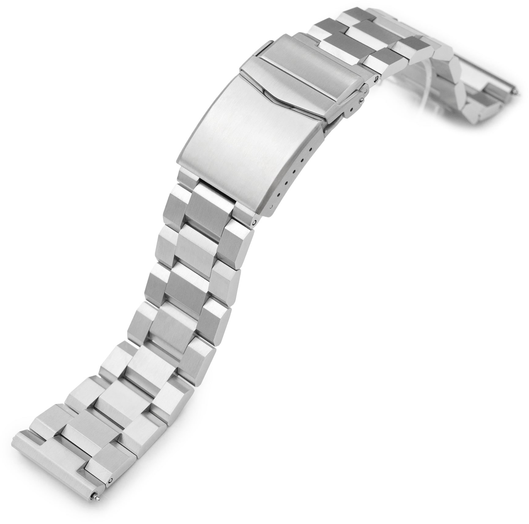MiLTAT Hexad (Pull-Twist) straight end 24 mm Stainless Steel Strap SS242220B169S