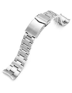 MiLTAT Super-O Boyer Stainless Steel Strap for Orient Mako II & Ray II SS221820B061
