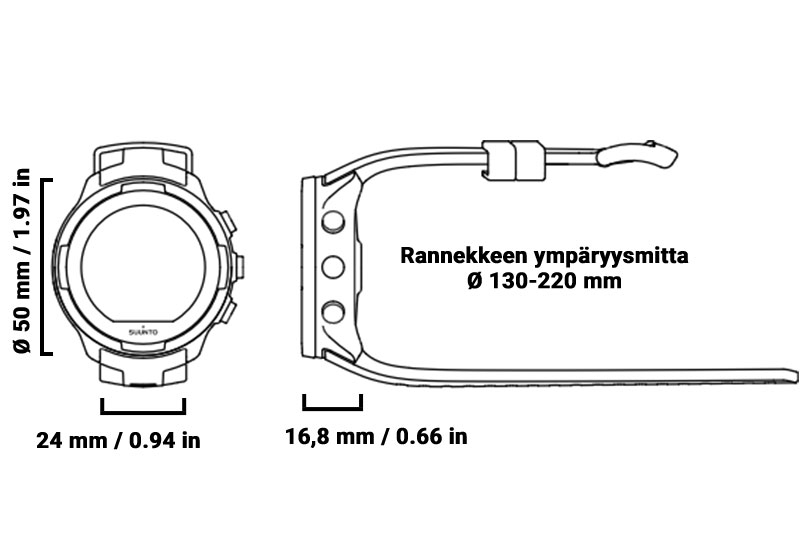 Suunto 9 diameter deals
