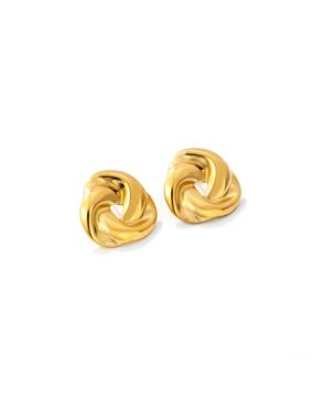 Madoww Swirl gold-plated earrings