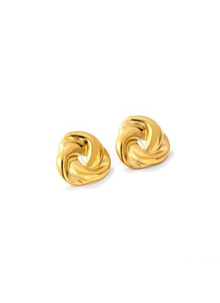Madoww Swirl gold-plated earrings