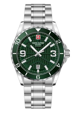 Swiss Alpine Military 7053.9133 Cronografo Orologio Uomo 42mm 10ATM Swiss Alpine Military 7053.9133 Cronografo Orologio Uomo 42mm 10ATM