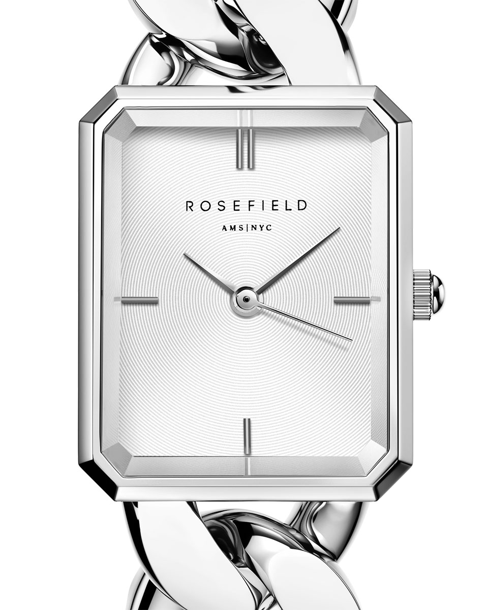 Rosefield Octagon XS Studio Silver SWSSS-O56 - watchesonline.com