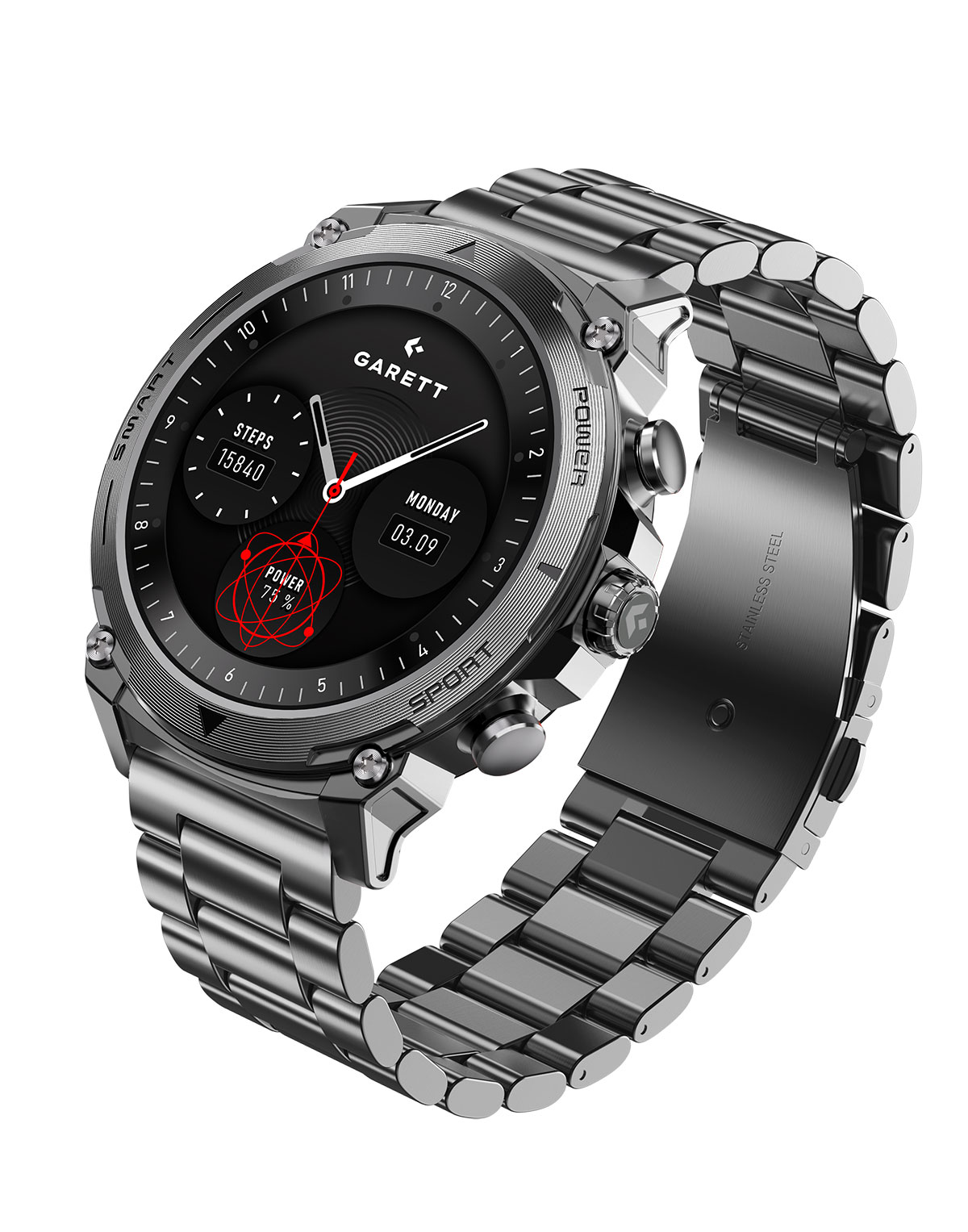 Garett Atom Silver smartwatch