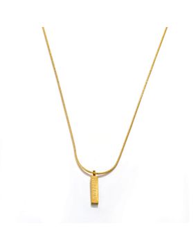 Madoww Tag gold-plated necklace
