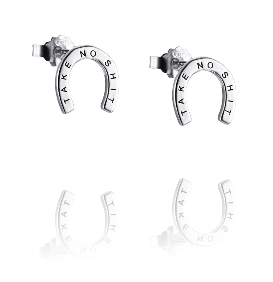 Efva Attling Take No Shit earrings 12-100-01077-0000