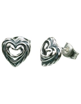 Kalevala Heart of the House stud earring silver 2665000T