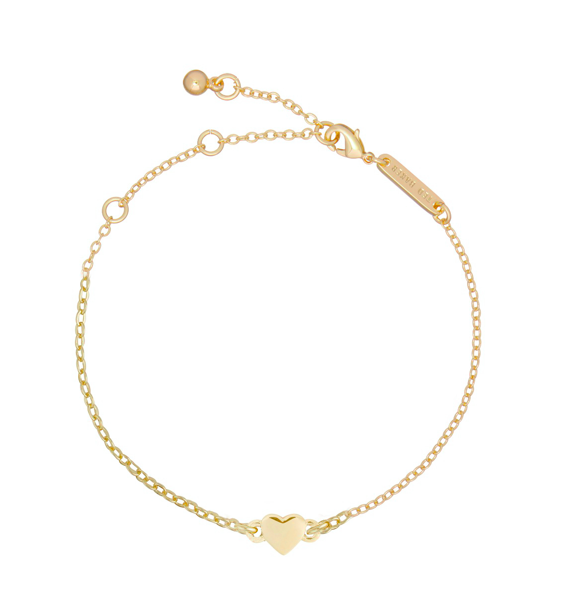Ted Baker Harsaa gold colored heart bracelet 06-TBJ2396-02-03