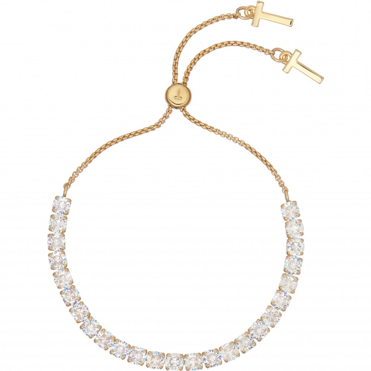 【当店一番人気】 Ted Baker 06-TBJ2968-02-376 bracelet tennis tone gold Melrah アクセサリー