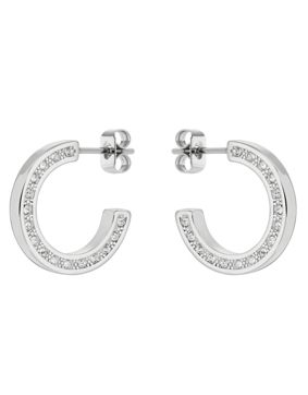 Ted Baker Senatta silver colored hoops 06-TBJ2983-01-02