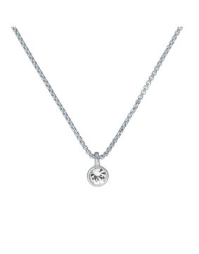 Ted Baker Sininaa silver colored solitaire necklace 06-TBJ3034-01-02