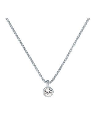 Ted Baker Sininaa silver colored solitaire necklace 06-TBJ3034-01-02