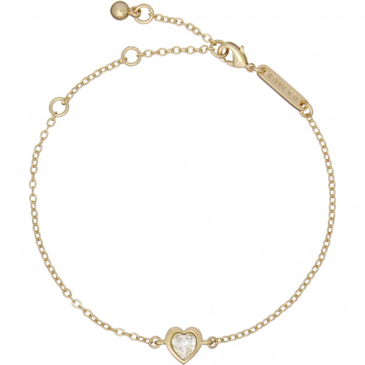 Ted Baker Hansaa gold colored heart bracelet 06-TBJ3178-02-02