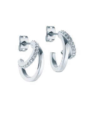 Ted Baker Helias silver toned hoops 06-TBJ3458-01-02