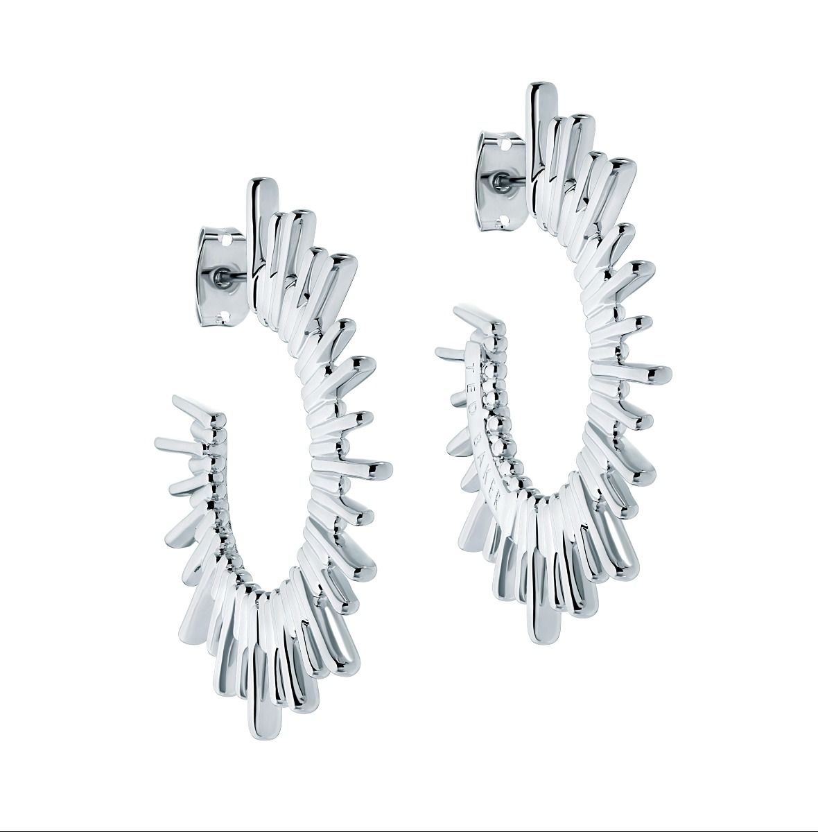 Ted Baker Sunrria silver-toned hoops 06-TBJ3493-01-03