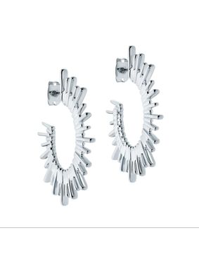 Ted Baker Sunrria silver-toned hoops 06-TBJ3493-01-03
