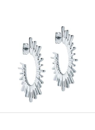 Ted Baker Sunrria silver-toned hoops 06-TBJ3493-01-03