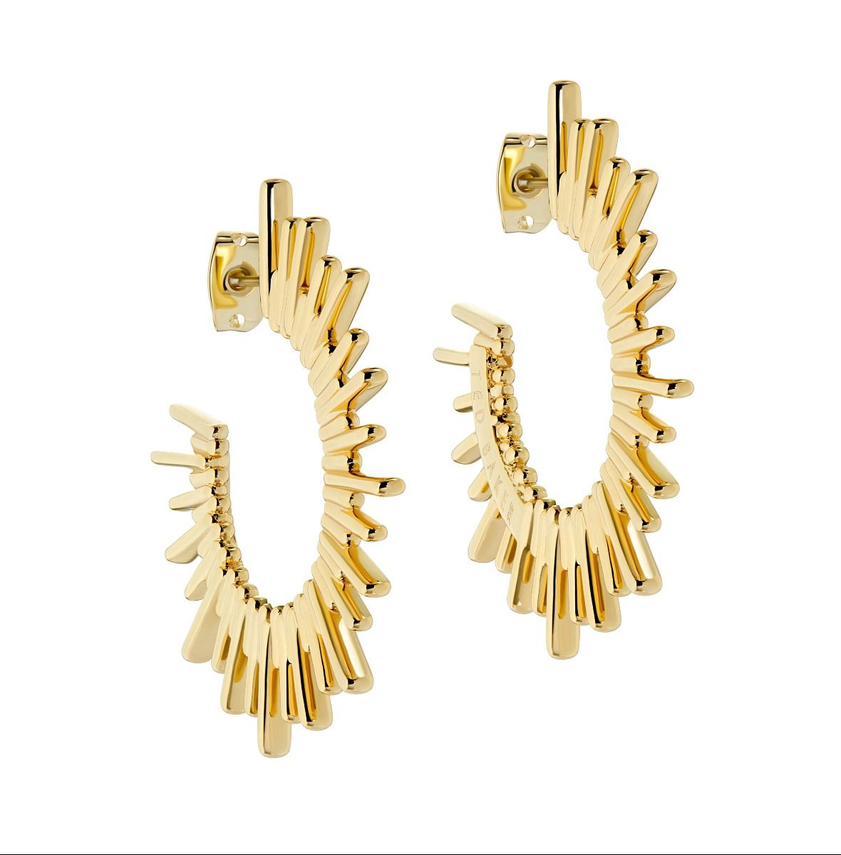 Ted Baker Sunrria gold toned hoops 06-TBJ3493-02-03