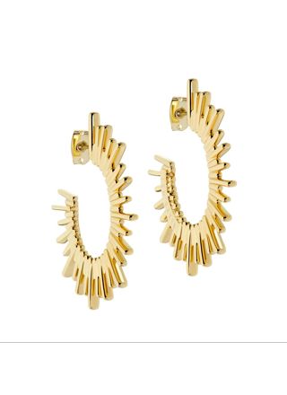 Ted Baker Sunrria gold toned hoops 06-TBJ3493-02-03