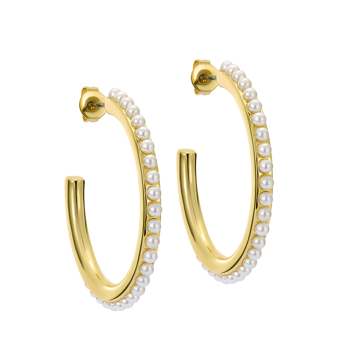 Ted Baker Peraa pearl hoops TBJ3987-02-28
