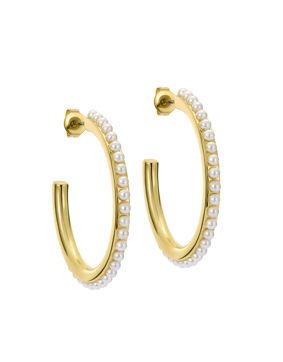 Ted Baker Peraa pearl hoops TBJ3987-02-28