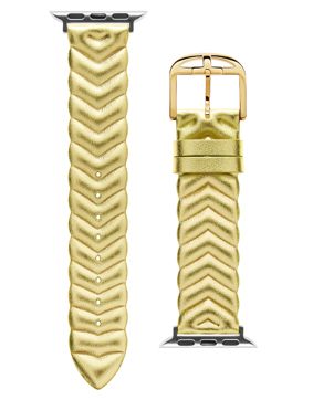 Ted Baker gold leather Apple Watch band 38/40/41 mm BKS38F114B0