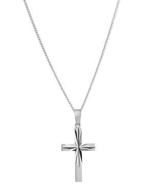 Top Gold silver decorative engraved cross 10x18mm 3250910509