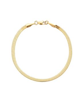 Mockberg Thin snake bracelet gold-colored small MO571
