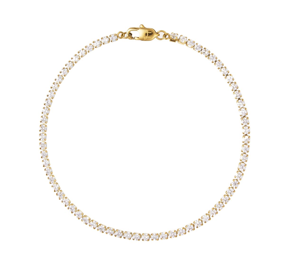 Mockberg Shiny Tennis bracelet gold-colored S MB0034