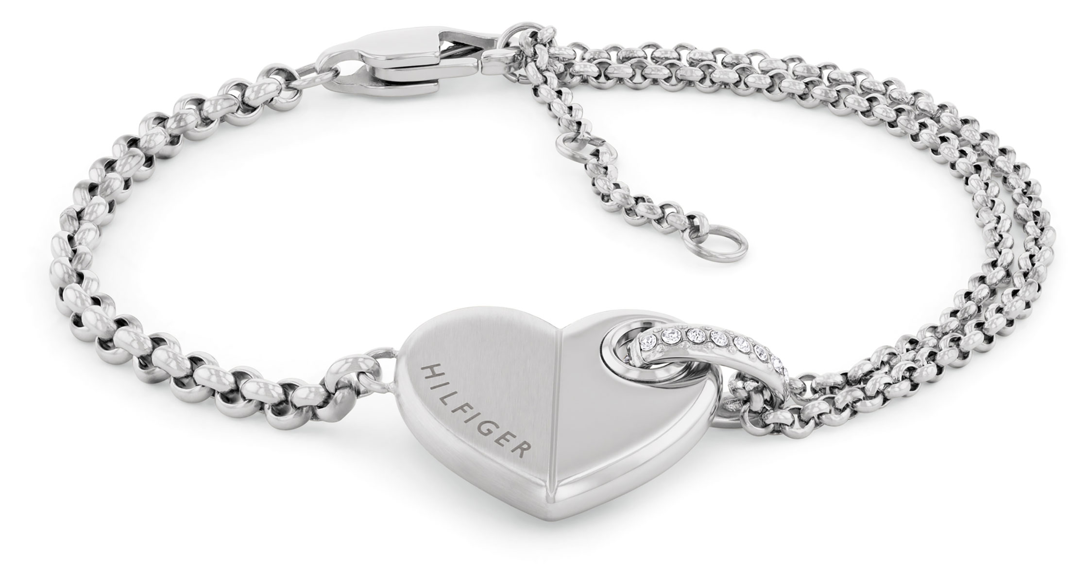 Tommy hilfiger heart bracelet discount
