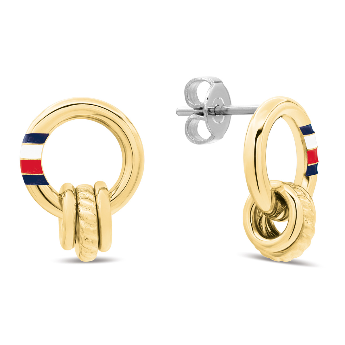 Tommy Hilfiger Feminine Rope earrings gold-plated 2781062