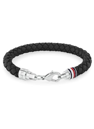 Tommy Hilfiger iconic braided leather bracelet 2790545