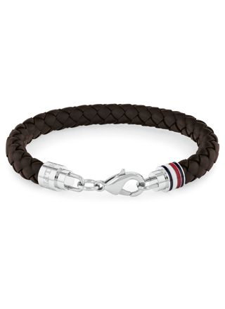 Tommy Hilfiger iconic braided leather bracelet 2790546