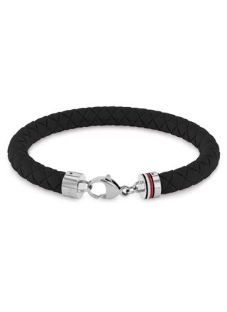 Tommy Hilfiger silicone bracelet BLACK 2790553