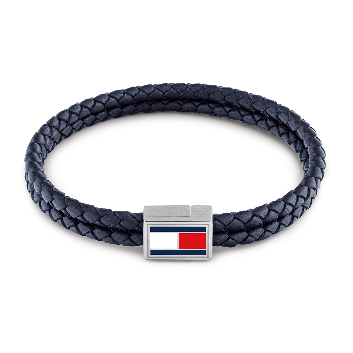 Tommy Hilfiger 3D Flag Leather bracelet blue 2790753
